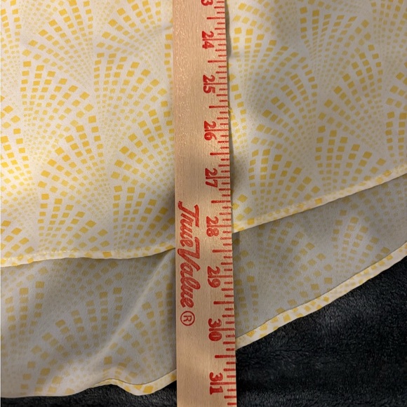 Cato Light Yellow Patterned Blouse - Picture 5 of 8